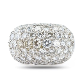 5.00ctw G to H COLOR VS1 to VS2 CLARITY Diamond 14K White Gold Ring