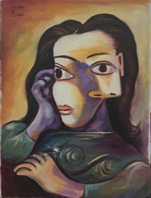 oil on canvas signed Picasso