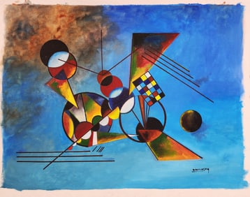 Kandinsky oil on canvas