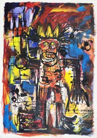 Manner Of Jean-Michel BASQUIAT (1960-1988)