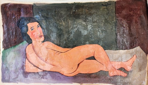 MODIGLIANI oil on canvas