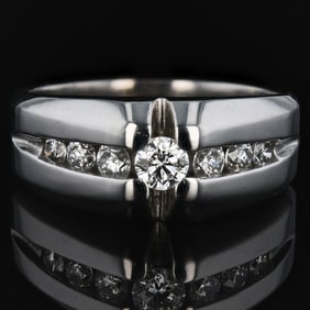 0.73ctw Diamond 14KT White Gold Ring