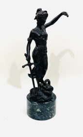 Bronze Sculpture signed