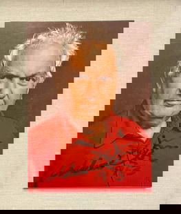Photo of Alex Calder autograph 1963: 17 x 12 cm