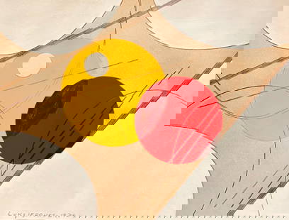 Luigi Veronesi Boceto 1876: Mix media on Paper. 9.2 x 12 inches.