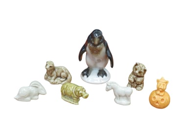 Vintage miniature porcelain animall collection