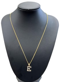 Chain and Charm letter E