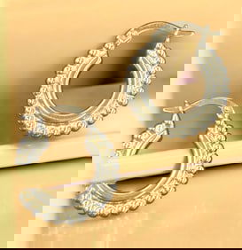 Hoop earrings