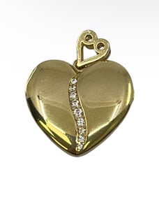 LOCK Heart Pendant