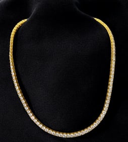 Tennis Necklace 14k
