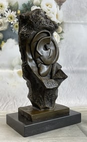 Salvador Dali Abstract Face Cubism Bronze
