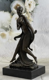 Joe Descomps Nude Dancer Bronze