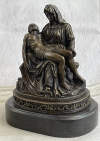 La Pieta by Michelangelo Bronze Sculpture