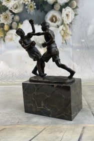 Milo Boxer Bronze Figurine