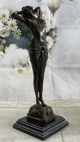 Leonard Art Deco Sexy Dancer Bronze