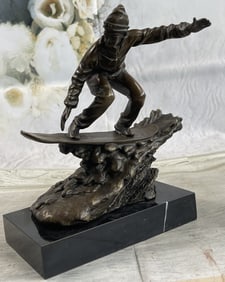 Snowboarder Bronze Sculpture
