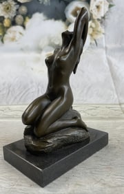 Jean Patoue Nude Female Bronze