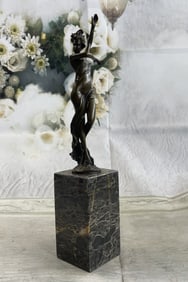 Milo 1930's Art Deco Nude Dancer Bronze