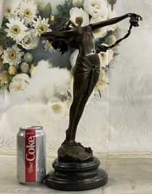 Harriet Frishmuth Awakening Girl Bronze