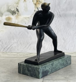 Nick Baseball Player Bronze Sculpture