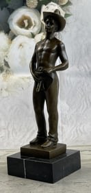 Patoue Gay Cowboy Bronze Sculpture