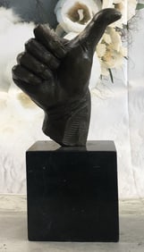 Dali Thumbs Up Bronze Statue