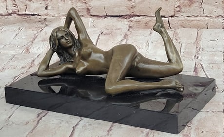 Mavchi Erotic Nude Female Bronze Sculpture