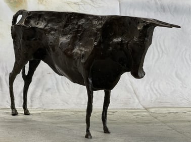 PABLO PICASSO INSPIRED ABSTRACT BULL STATUE