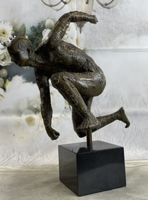 Rare Salvador Dali Currency Man Bronze