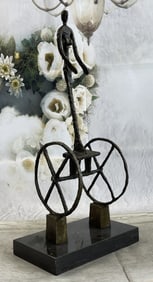 Large bronze-Le Chariot-carts-Giacometti Bronze