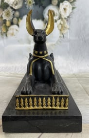 Milo Egyptian Dog Bronze