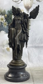 Original artwork by Cesaro Cleopatra Egyptian Goddess bronze Sculpture