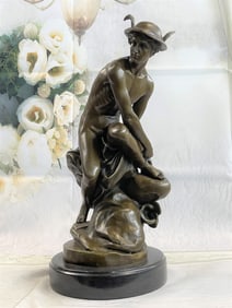 Giambologna Mercury Bronze Sculpture