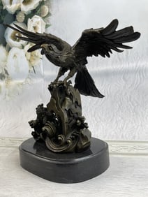Milo Eagles Bronze Sculptue