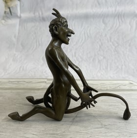 Milo Satyr Sexual Bronze