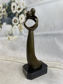 Milo Modern Art Kissing Bronze