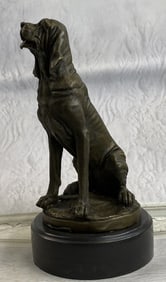 Cain Bloodhound Bronze Marble Sculpture