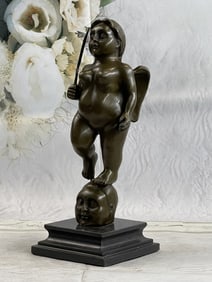 Botero Angel Bronze Sculpture