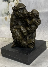 Milo Mama monkey and Baby Bronze