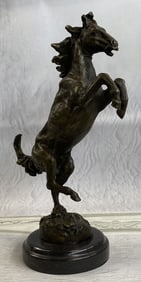 Rearing Horse Bromze Sculpture
