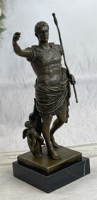 Debut Emperor Augustus Caesar Huge Home Rome Bronze
