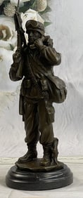 Aldo Vitaleh Soldier WW2 Military Bronze