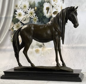 Milo Extra Large Arabian HorseBronze