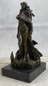 Patoue Female Amazon Warrior Bronze Sculpture