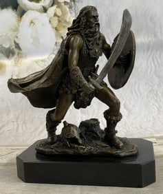 Kamiko European Warrior with Sword Sculpture