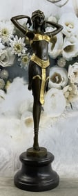 Demetre Chiparus ILLUSION OF VIRTUE Art Deco Bronze