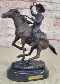 Remington Figure on Marble Base - Ranger