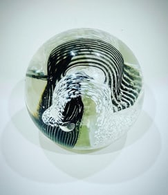 Caithness Scotland glass paperweight