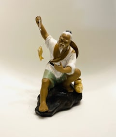 Fisherman Enamel ceramic