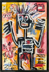 Jean Michel Basquiat manner of